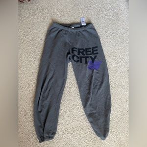 FREE CITY GRAY SWEATPANTS
